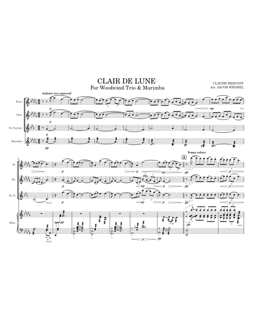 Clair de lune – by Claude Debussy