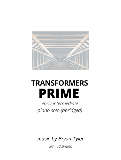 Transformers Prime End Credits (Arr. JudisPiano) - Brian Theodore Tyler (Piano Solo)