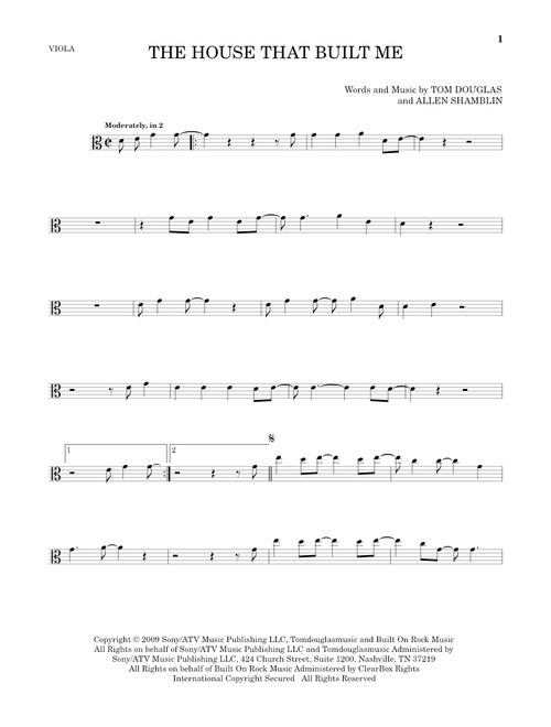 The House That Built Me - Miranda Lambert (Viola Solo)
