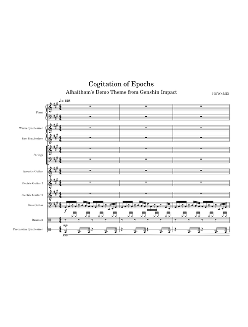 Cogitation of Epochs (Alhaitham's Demo Theme) (from Genshin Impact)