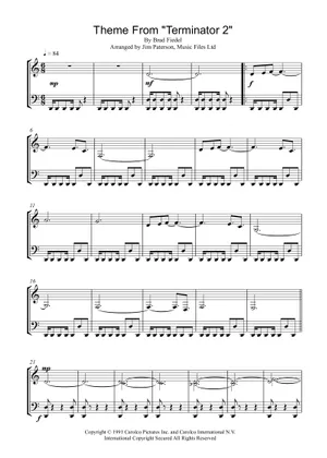 Terminator Score Play Official version of Theme From