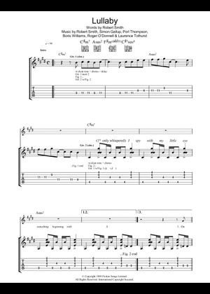Play Official version of Lovesong Sheet Music by The Cure