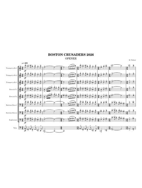 BOSTON CRUSADERS 2026 |OPENER|