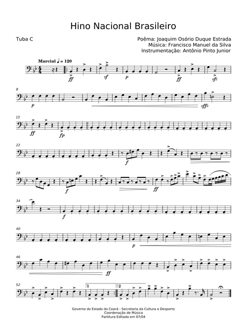 Hino Nacional Brasileiro - Francisco Manuel da Silva
