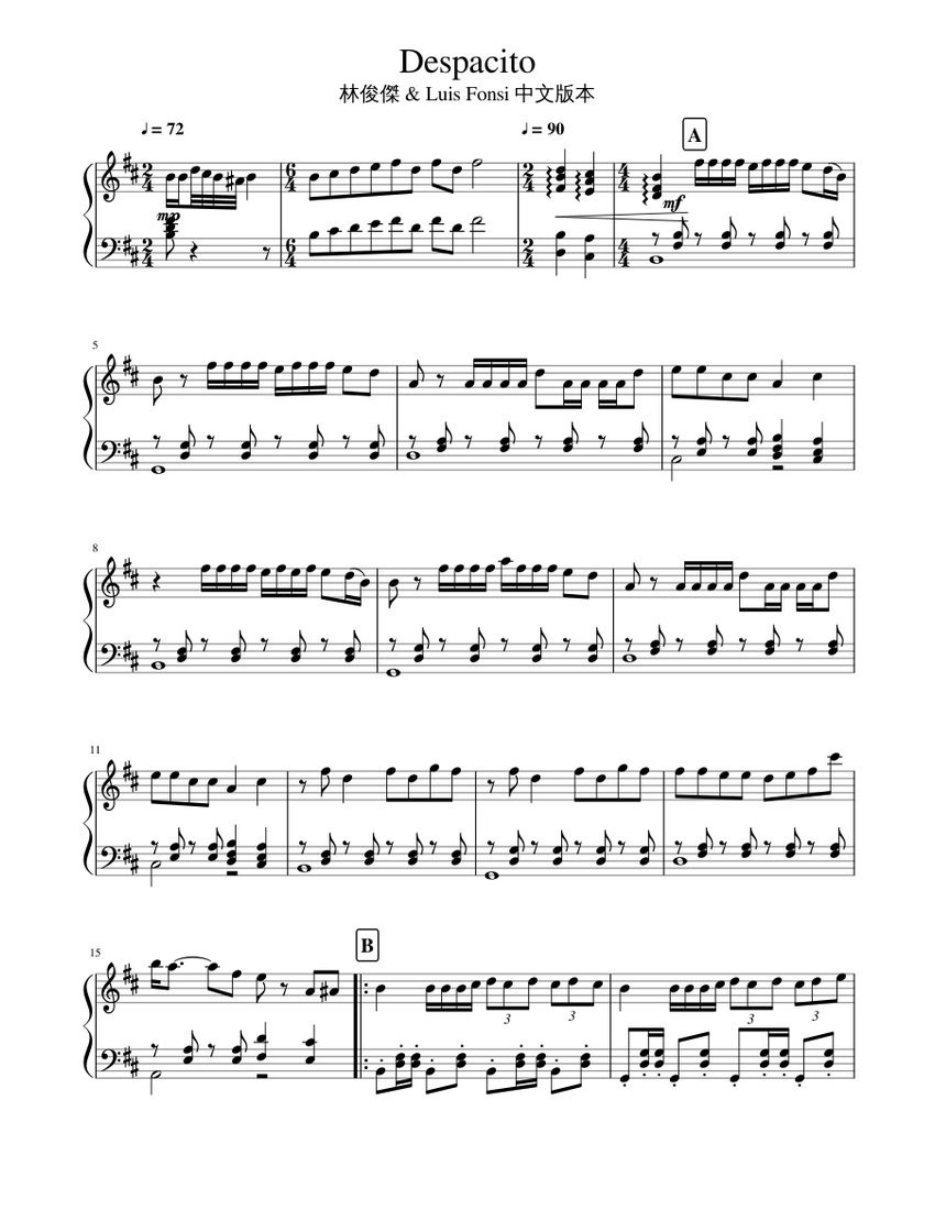 Despacito Mandarin version (JJ Lin 林俊傑 & Luis Fonsi