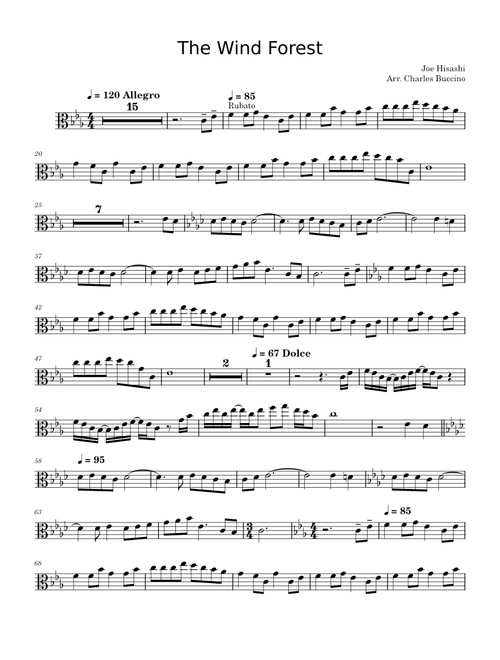 The wind forest – Joe Hisaishi (久石譲)