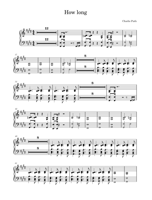 How long – Charlie Puth How Long