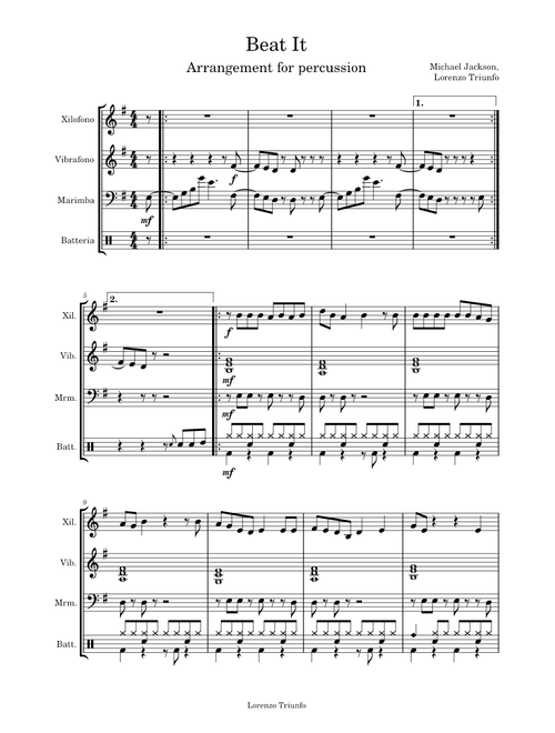 Beat it – Michael Jackson