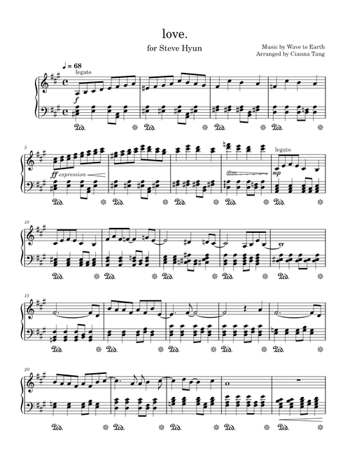 love. Arrangement- Cianna