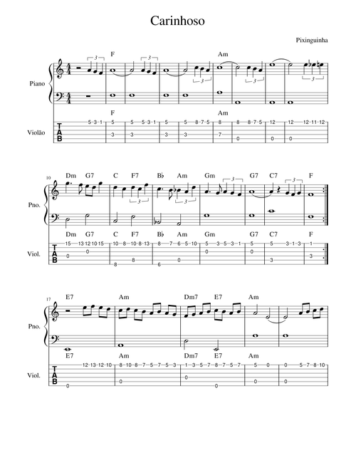 Carinhoso – Pixinguinha