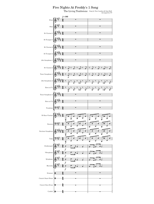 Five Nights At Freddy's 1 Song - The Living Tombstone