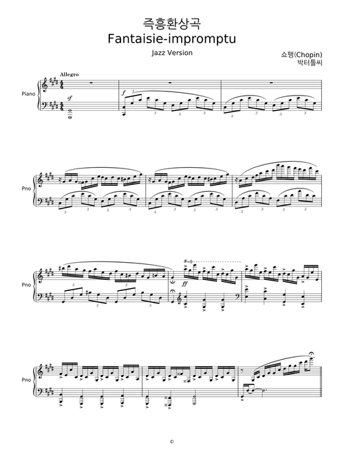 Fantaisie-Impromptu - Frédéric Chopin