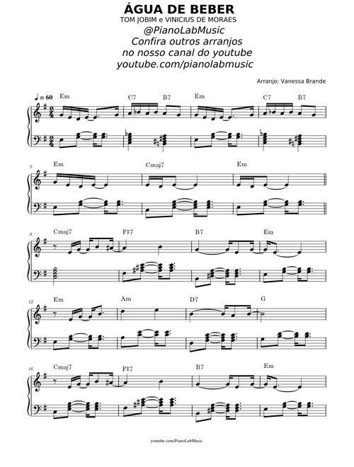 Água de Beber - Vinicius de Moraes e Tom Jobim