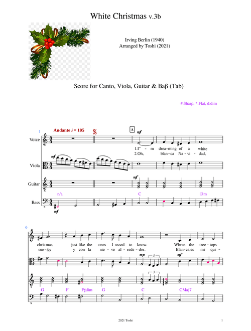 VC#5, White Xmas - Irving Berlin