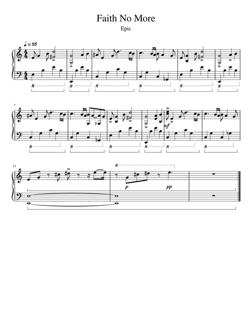 Epic - Faith No More (Solo)