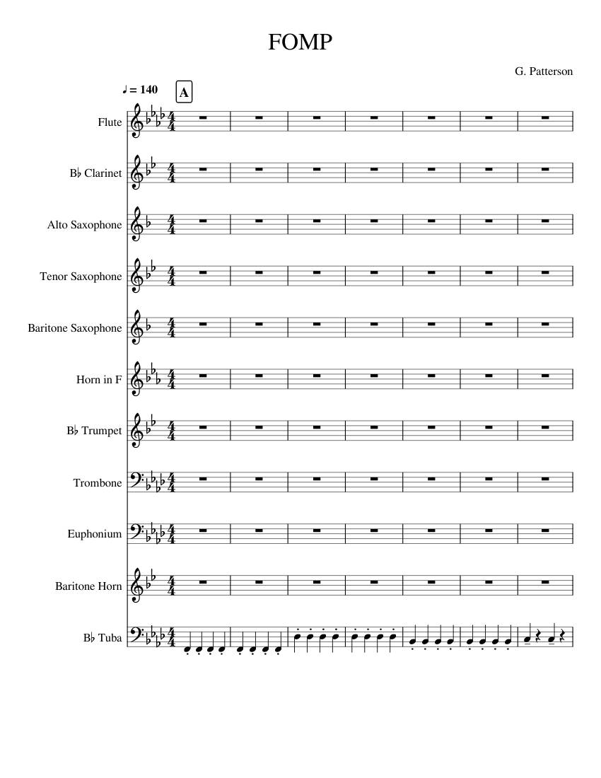 FOMP Sheet music for Trombone, Euphonium, Tuba, Flute & more ...