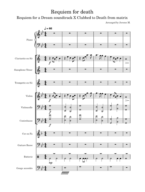Jerome M. | Free sheet music | Download PDF or print on MuseScore.com