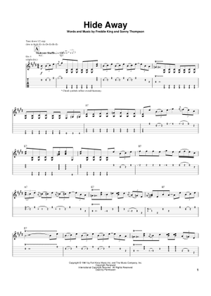 Play Official version of Lenny Sheet Music by Stevie Ray