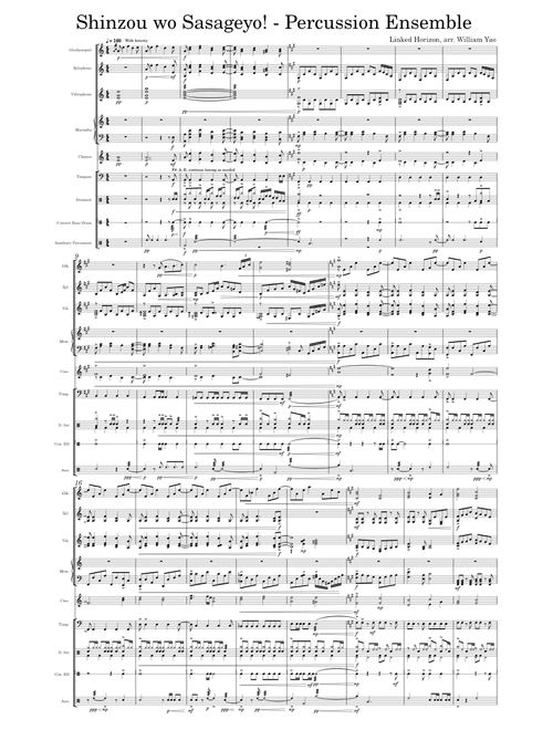 Shinzou wo Sasageyo - Percussion Ensemble