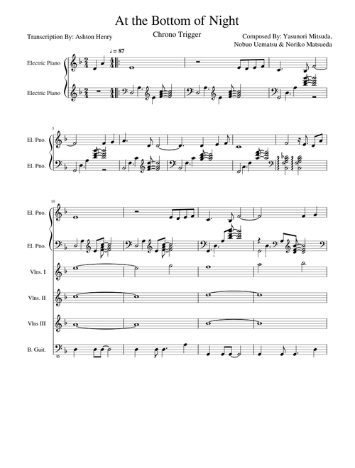 At the Bottom of Night - Chrono Trigger