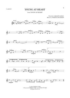 Young At Heart Sheet Music with Chords for Accordion (Piano Trio