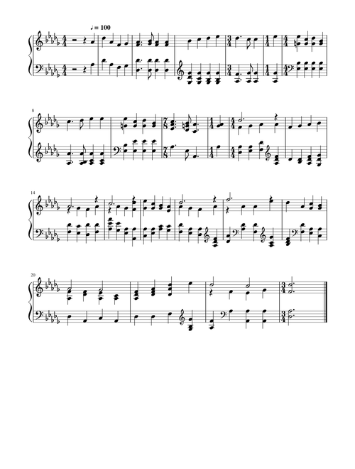 Ride on, ride on, in majesty (Towner) - D. B. Towner