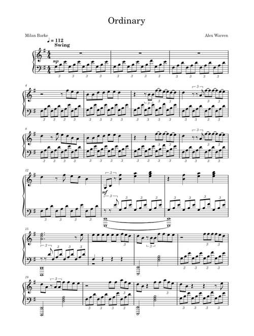 Ordinary - Alex Warren