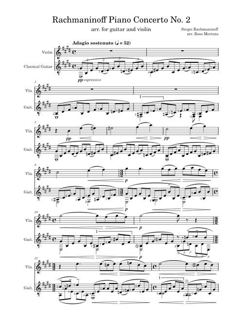 Piano Concerto No. 2, Op.18: II. Adagio sostenuto – Sergei Rachmaninoff