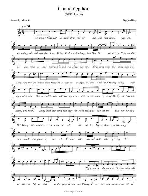 Còn gì đẹp hơn (OST Mưa đỏ) – Nguyễn Hùng