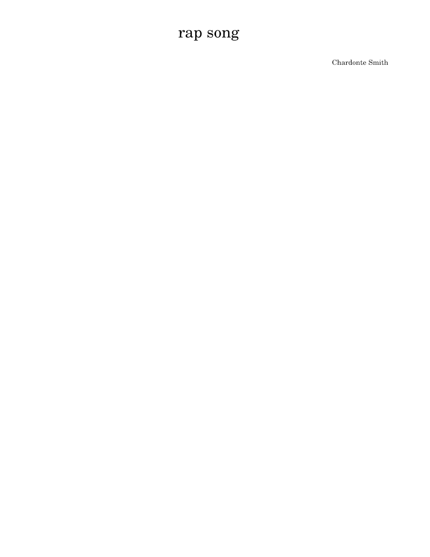 rap song Sheet music for Tenor, Tambourine, Vibraphone, Glockenspiel