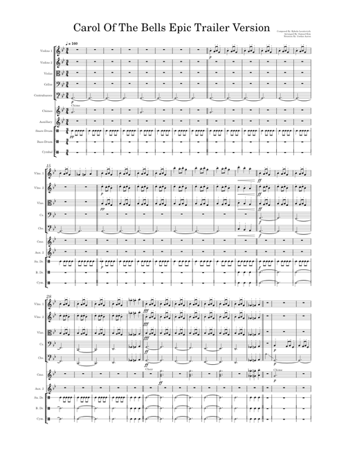Carol Of the Bells – Mykola Leontovych Carol Of The Bells Epic Trailer Version