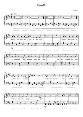 Free Slipknot sheet music | Download PDF or print on MuseScore.com