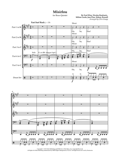 Misirlou (Arr. Chris Knapp) - Sidney Russell, Fred Wise, Nicolas Roubanis (Brass Ensemble)