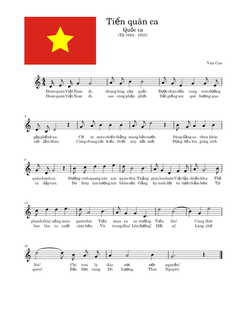 Tiến quân ca  1944 - 1955 – leduyhung457