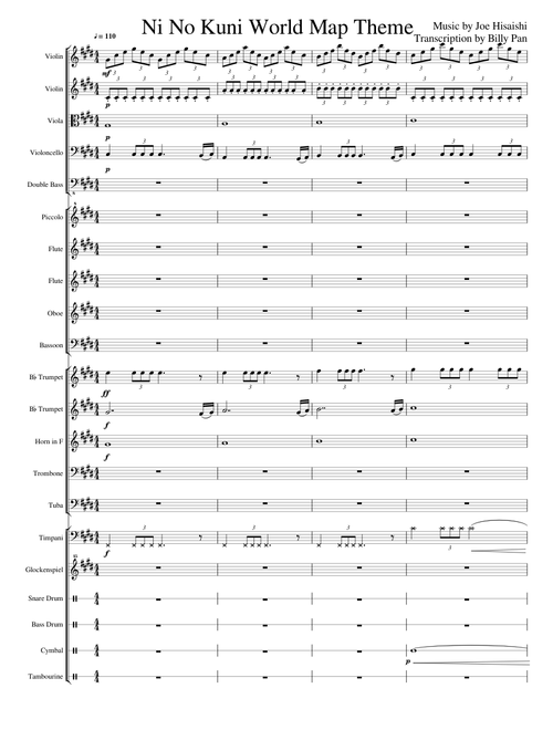 [Ni no Kuni] World Map Theme (Chamber Orchestra)