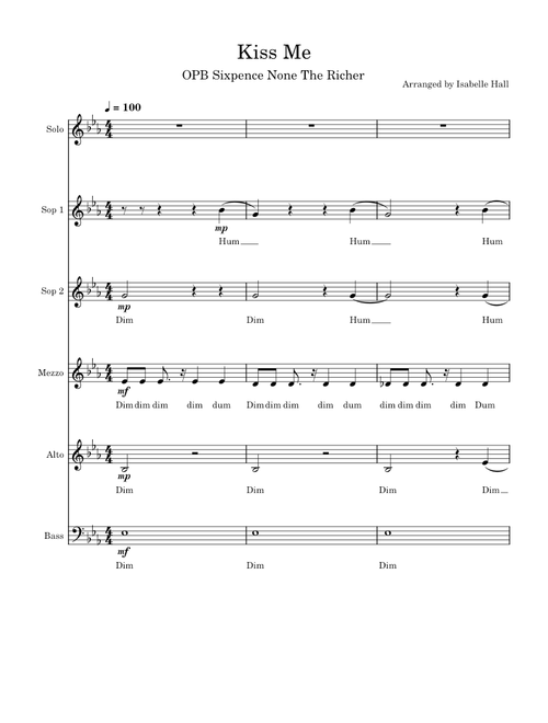 Kiss me – Sixpence None the Richer