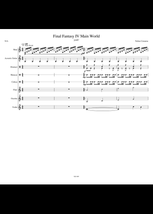 Final Fantasy IV Piano Collection Sheet Music for Piano (Solo