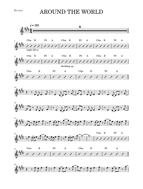 Around the world – Daft Punk (ALTO SAX RMX)