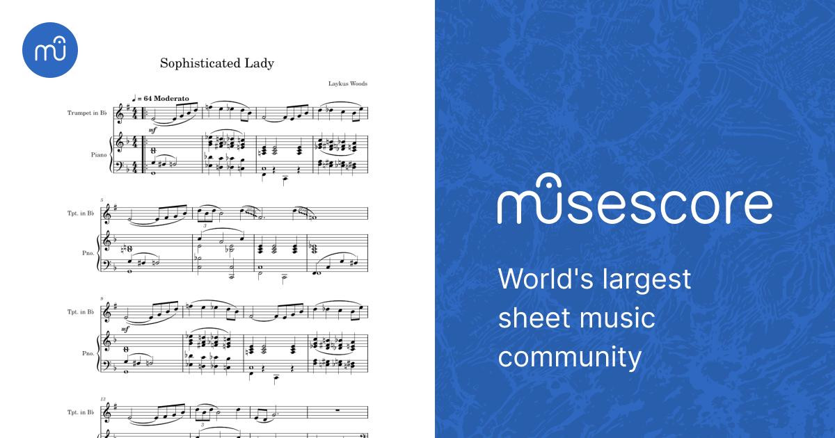 Sophisticated Lady Sheet Music for Piano, Trumpet other