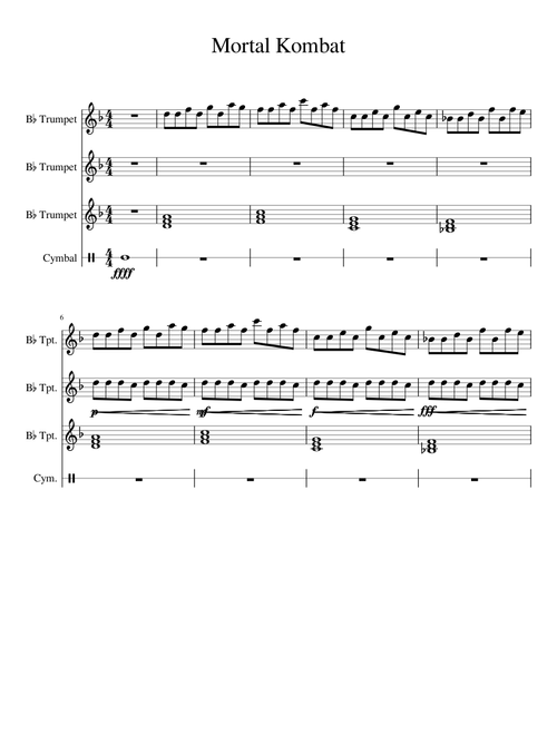 Mortal Kombat Trumpet Trio