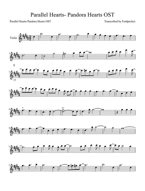 Pandora Hearts Opening Theme