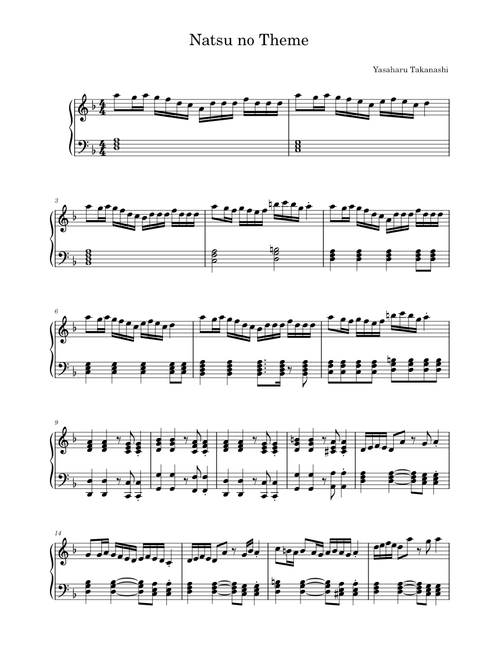 Natsu no Theme