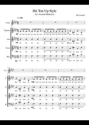 Hit 'Em Up Style Sheet Music for Trombone, Tuba, Oboe, Saxophone alto ...