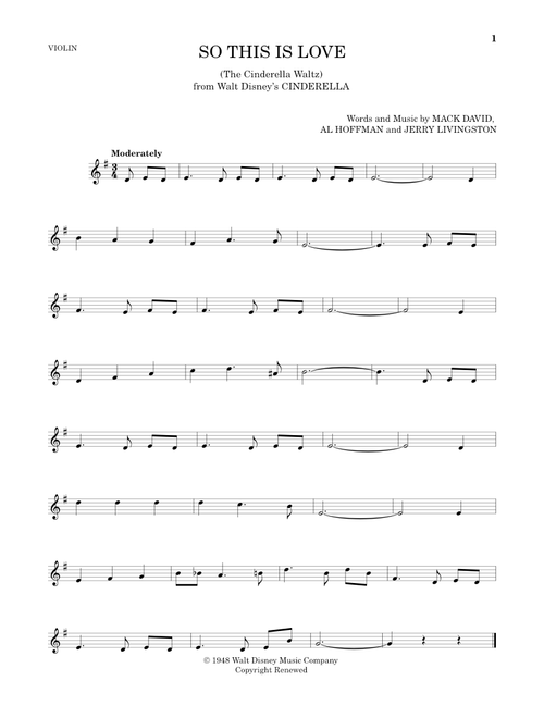 So This Is Love (from Cinderella) - James Ingram (Violin Solo)