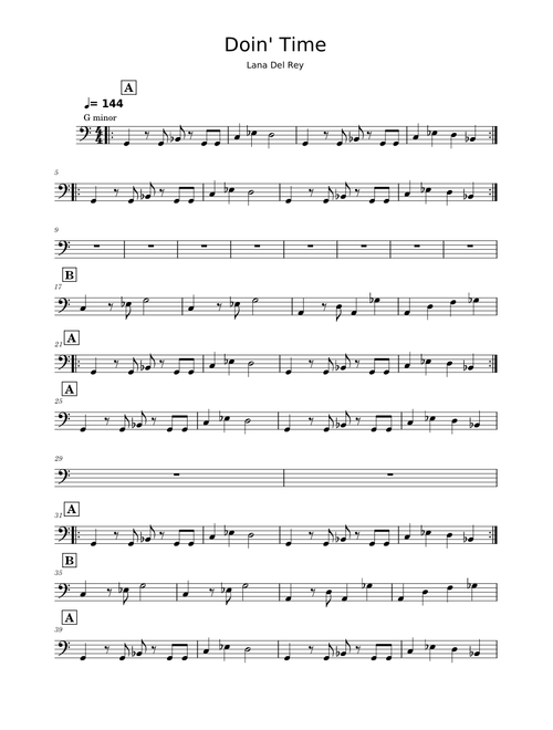 Doin' Time – Lana Del Rey