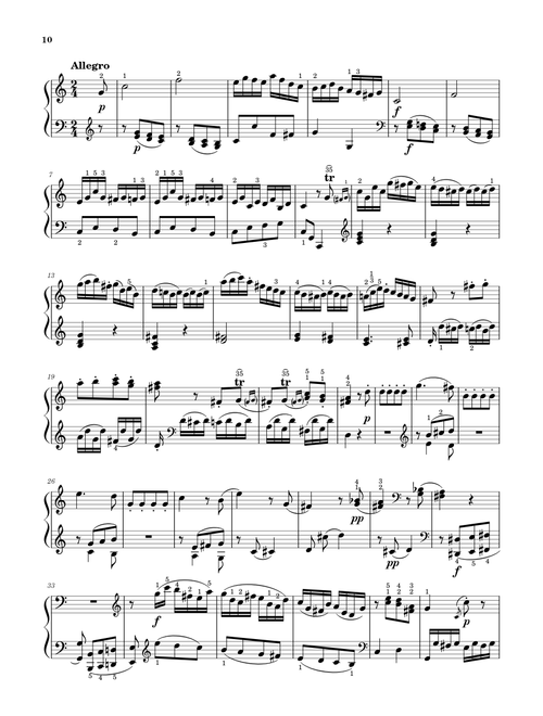 Sonata No. 1, 3rd Movement K. 279