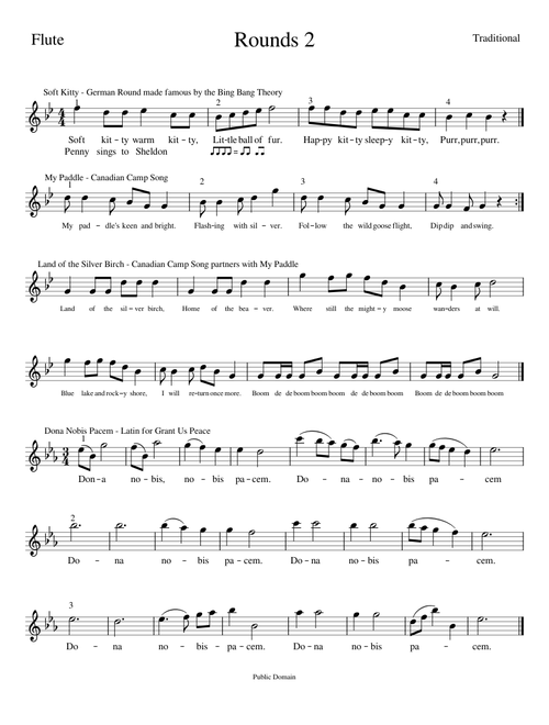 Rounds 2 Flute