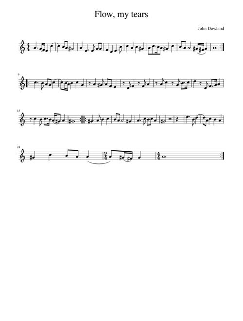John Dowland - Flow, my tears