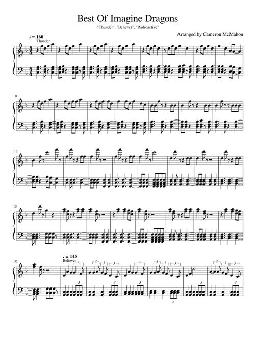 PIANO BEST OF #2: Imagine Dragons