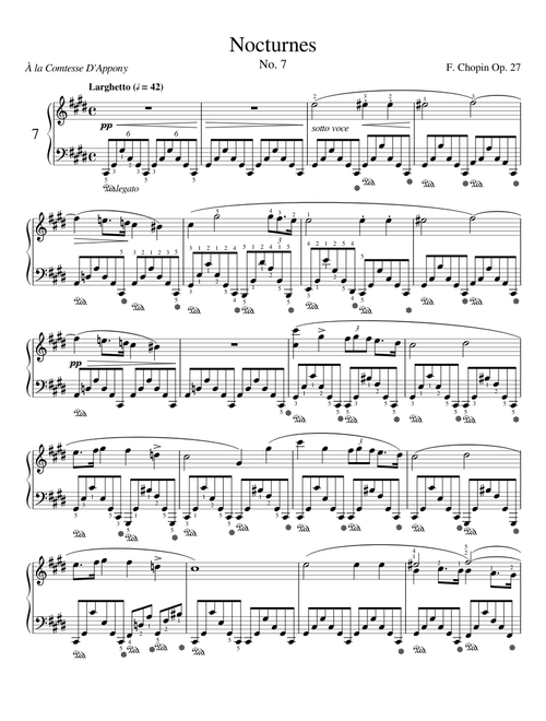 Chopin's Op. 27 No. 1 - Nocturne in C# Minor
